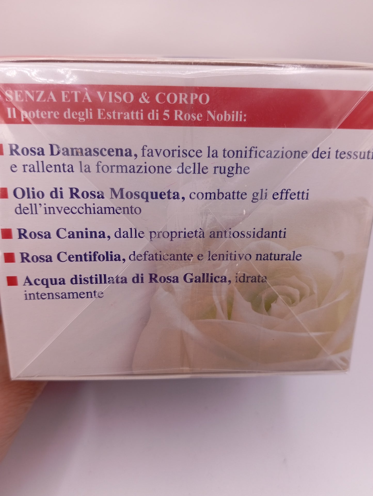 ACQUA ALLE ROSE senza età crema viso e corpo antirughe ricompattante 180 ml