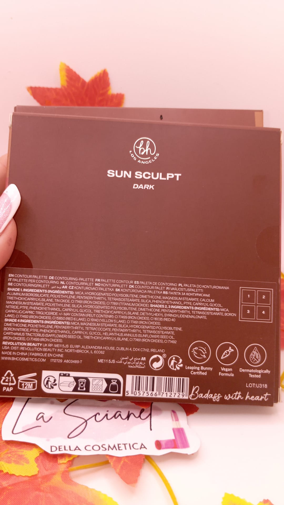 Palette viso Sun Sculpt Contour Palette - Dark