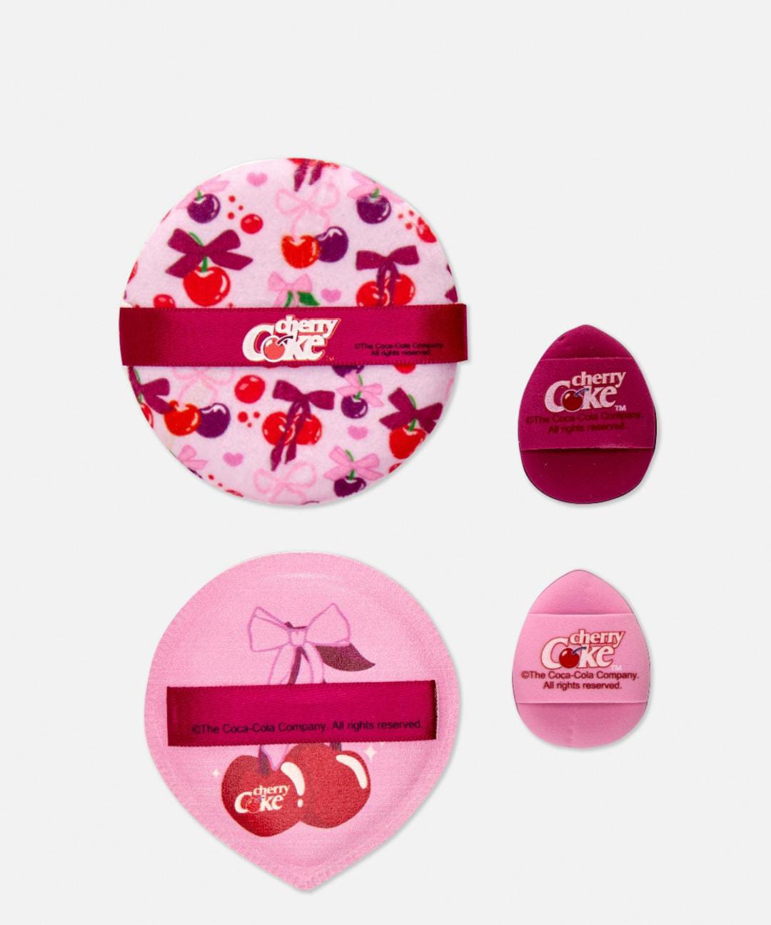 4 Spugne trucco con cucino ad aria Cherry Coke