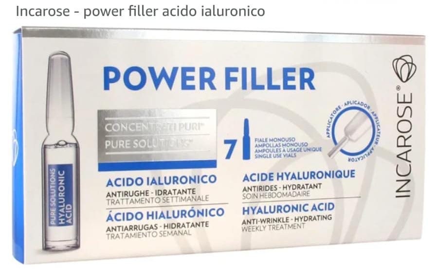 Ampolle di puro acido ialuronico concentrato INCAROSE