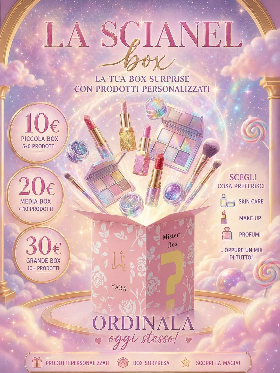 La Scianel box make-up da 20 euro