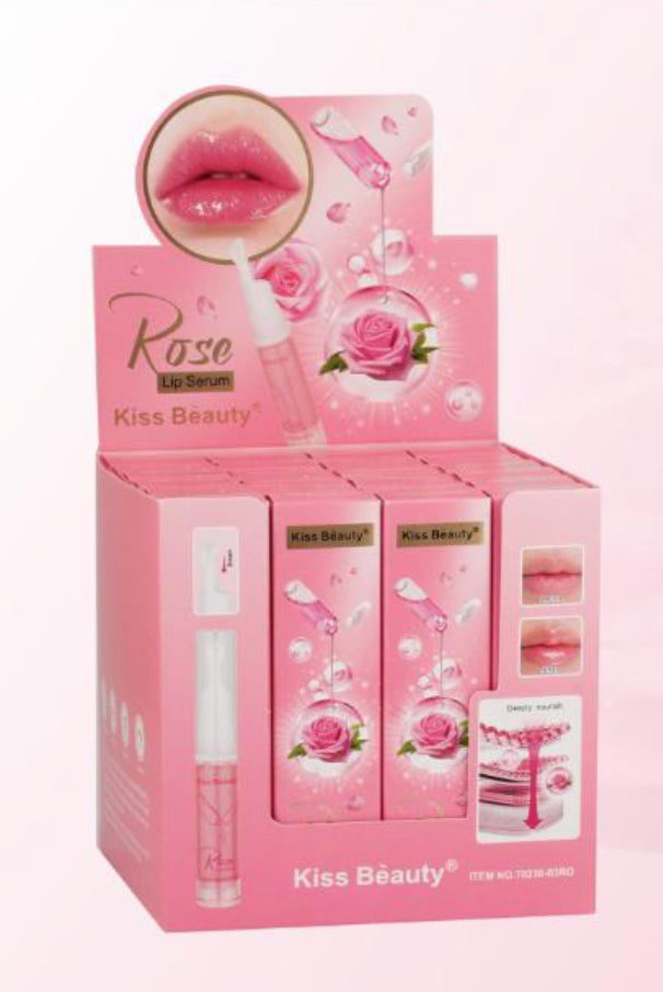 Rose moisturizing lip serum