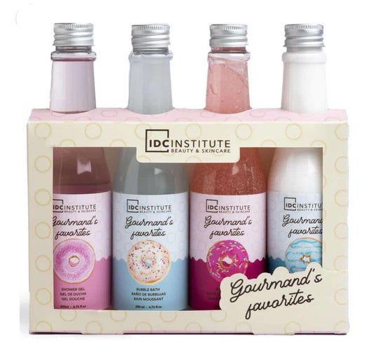 IDC -CONFEZIONE GOURDMAN'S FAVORITIES - Bagnodoccia bagnoschiuma crema e scrub corpo