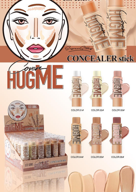 Contour and concealer stick in various shades