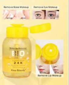 Bio-Gesichts-Make-up-Entferner aus 24-karätigem Gold