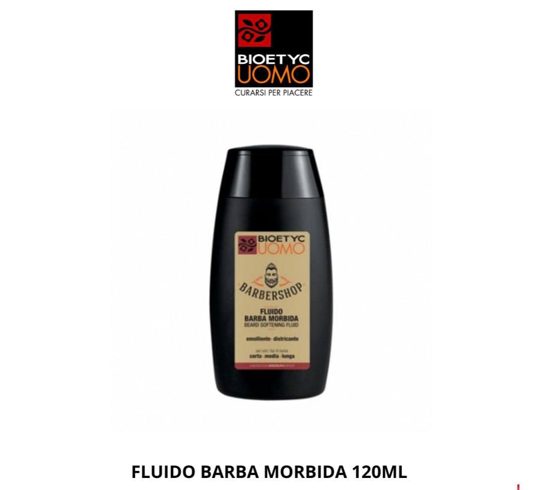 FLUIDO BARBA MORBIDA BARBER SHOP BIOETYC UOMO 120 ml