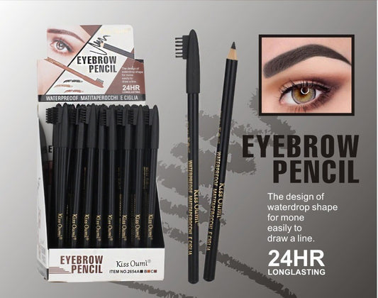 Eyebrow pencil with 24h comb