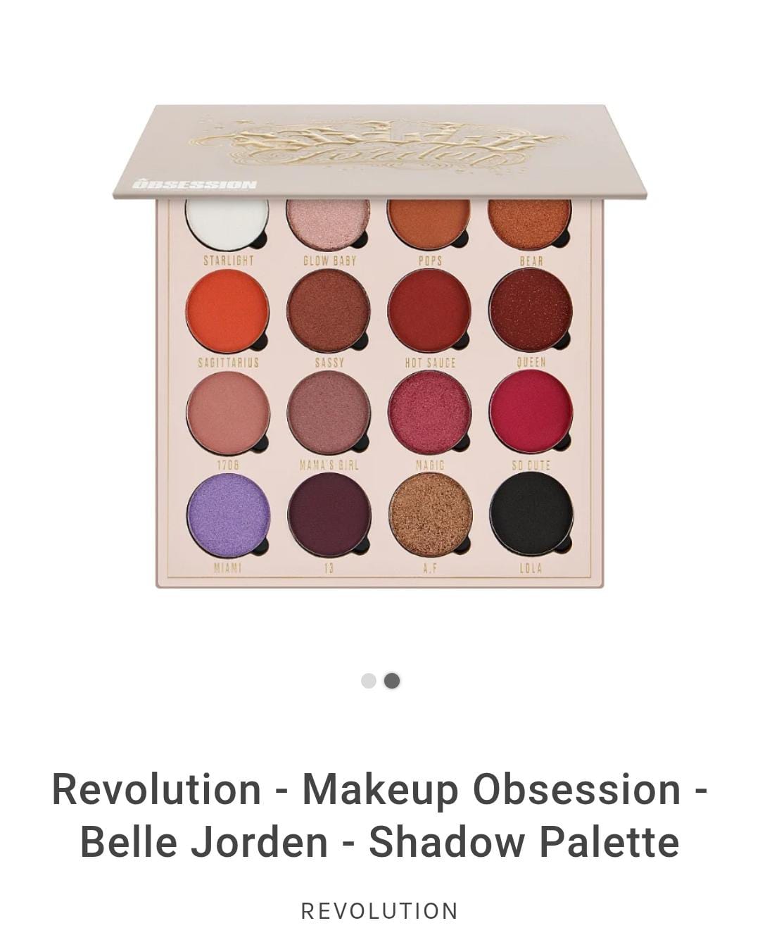 Palette occhi Revolution makeup obsession