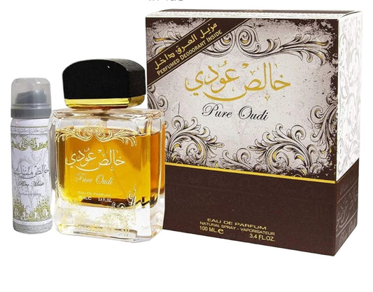 Lattafa Parfume Pure Oudi 100ml + Deo vapo 50ml