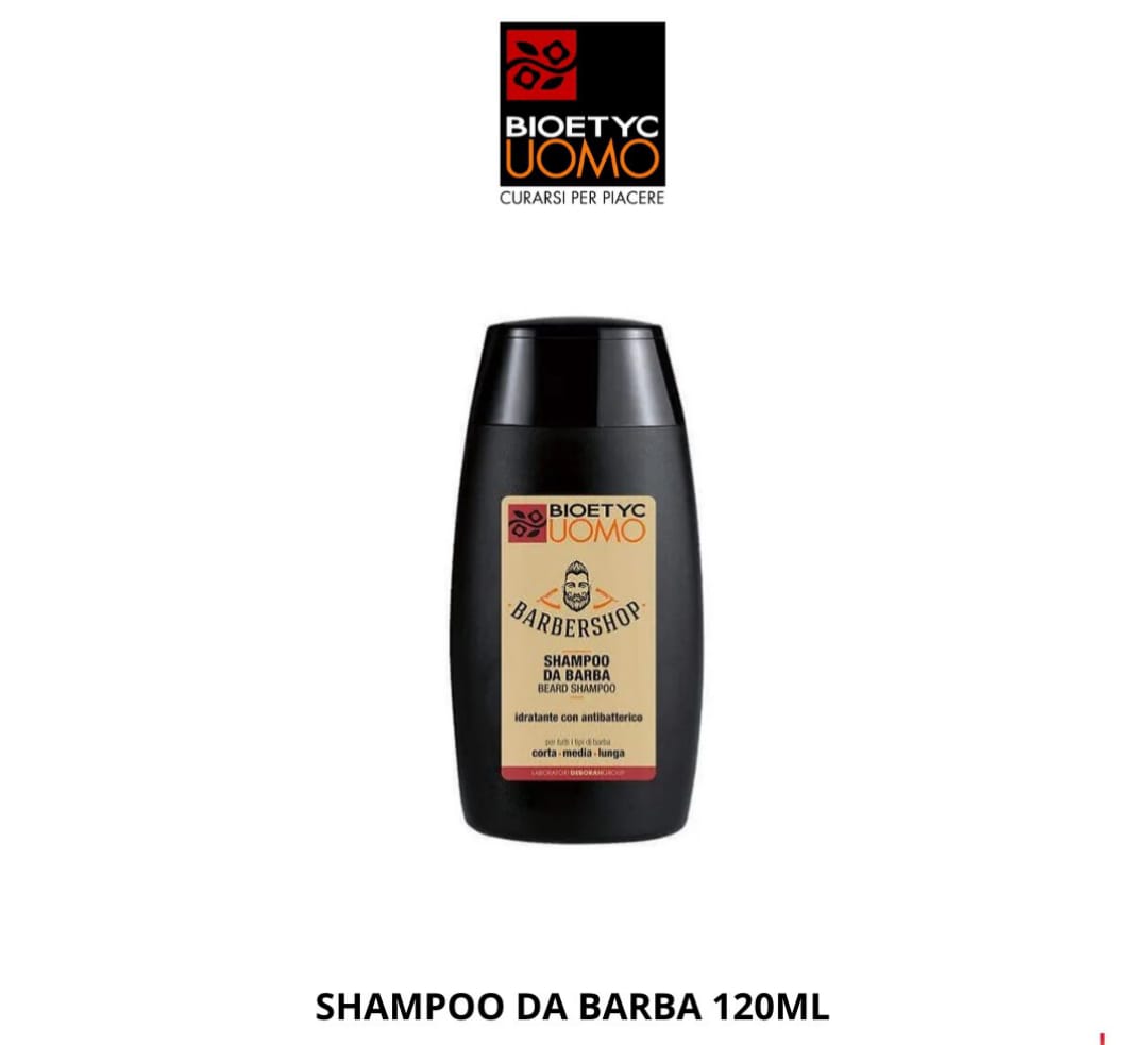 SHAMPOO DA BARBA BARBER SHOP BIOETYC UOMO 120 ml
